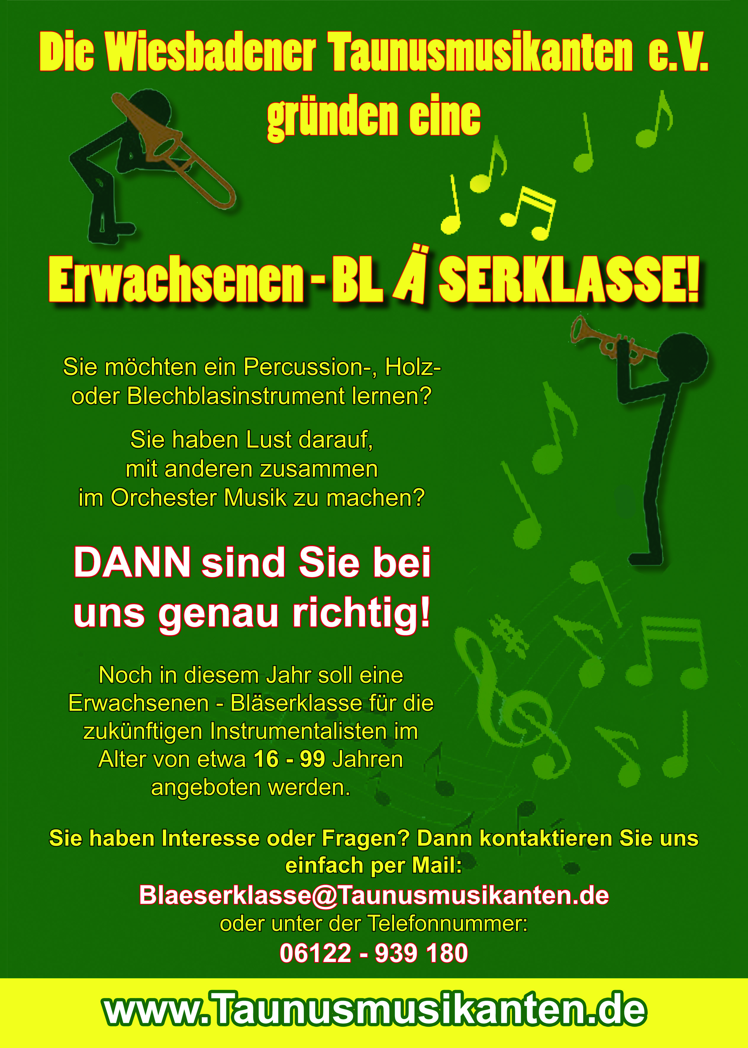 Flyer Bläserklasse