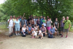Hier ein fröhliches Gruppenbild - noch vor der Brückenüberquerung!