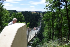 Die Brücke wartete schon auf uns!
