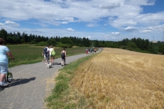 Bei herrlichstem Wetter zogen wir durch die tolle Landschaft.