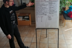 Irgendwo in Wallau haben wir uns dann in einem selbst durchgeführten Workshop zu Dramen und Sagen fortgebildet