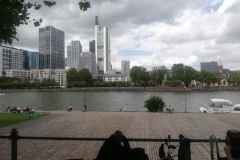 Frankfurt lockte mit seiner Skyline die Taunusmusikanten an
