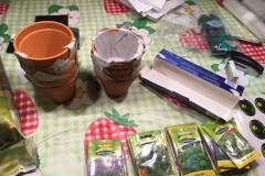 Alle Materialien stehen bereit