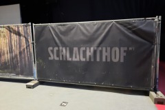 ... Wir proben im großen Saal des Schlachthofes Wiesbaden!