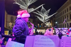 Unser Tom bei seinem fantastischen Solo zu "Rocking Around The Christmas Tree"