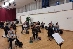 ... die Saxophone, Flöten und Trompeten..