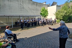 Und sogar getanzt wurde zu unserer Musik! Ein gelungener Tag!
