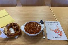 Aber auch der Hunger nach getaner Arbeit! Guten Appetit!