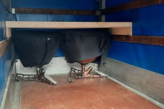 Fachmännische Verladung von Kesselpauken!