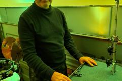 Frank ist schon mal ganz in vereinsfarbenem Grün-Gelb getaucht!