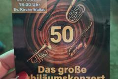 Liegt aber auch gut in der Hand! Der Flyer zu unserem Konzert 2025!