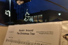 Für was sind die Taunusmusikanten bekannt? Jawoll! Rocking around the christmas tree! (Im wahrsten Sinne des Wortes!)
