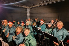 Und dann war auch schon die Bühne voll!