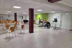 Die Rhythmus"gruppe", also Frank, war als erstes vor Ort